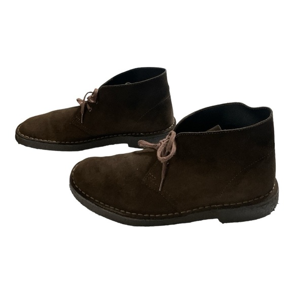 CLARKS ~ Originals Desert Boot Brown Suede Chukkas  Crepe Sole size US 9 M - Picture 1 of 7